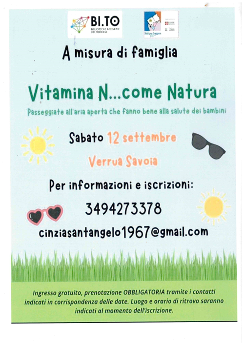 Vitamina N... come Natura